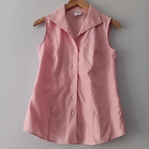 Brooks Brothers Light Pink Cotton Button Front Collared Shirt Top 4